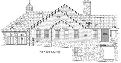 Plan 17597LV: Exquisite Stone Design - Image #4 - Cottage, Craftsman, Mountain