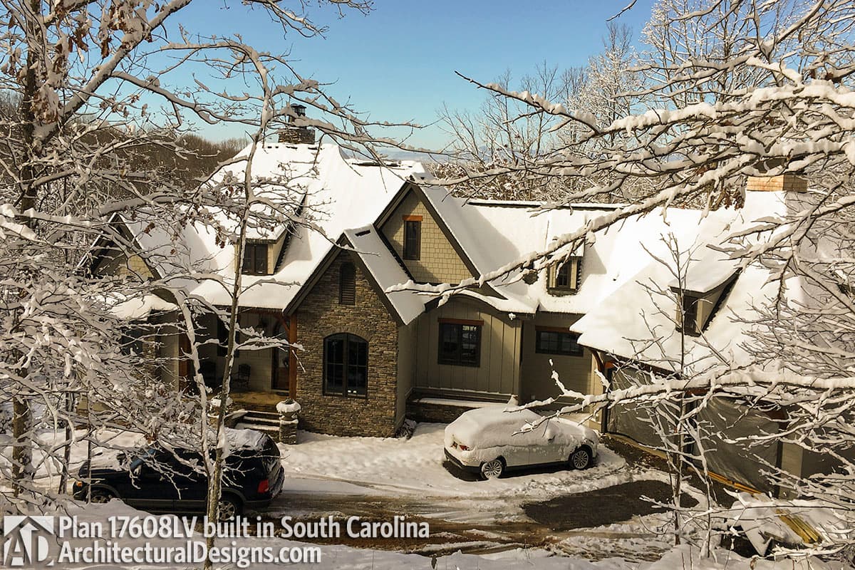 build gallery item - House Plan 17608LV comes to life in South Carolina