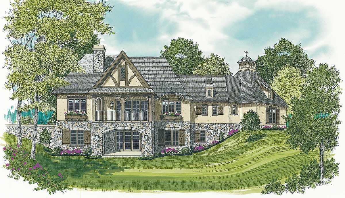 Plan 17608LV: Fantastic Views - Image #8 - European, French Country, Tudor