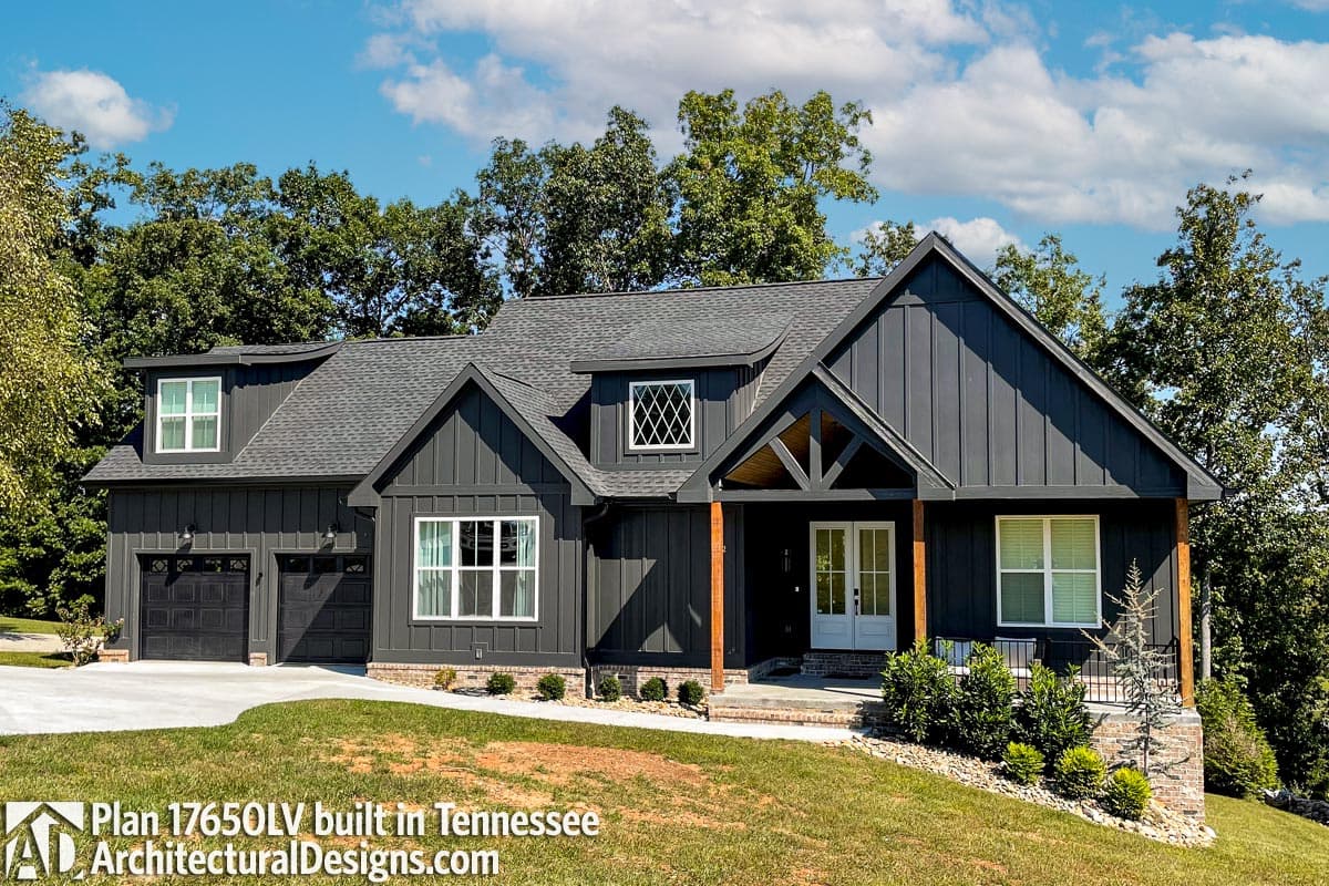 Plan 17650LV: Rugged Craftsman Home for a Sloping Lot - 2764 Sq Ft - Architectural Designs - Image #4 - Cottage, Craftsman, Mountain, Rustic