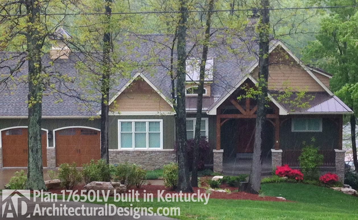 build gallery item - House Plan 17650LV comes to life in Kentucky