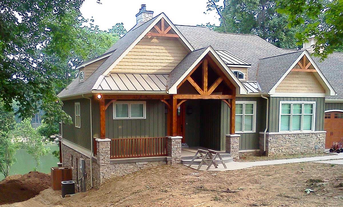 Plan 17650LV: Rugged Craftsman Home for a Sloping Lot - 2764 Sq Ft - Architectural Designs - Image #7 - Cottage, Craftsman, Mountain, Rustic
