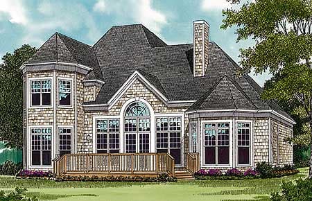Plan 1766LV: Charming Shingle Style Cottage - Image #14 - Country, Traditional