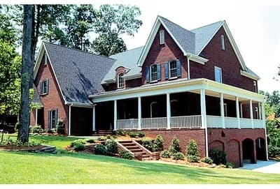 Wrapping Porch on Two Sides