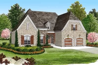 Petite European House Plan