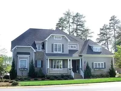Shingle Style House Plan with Optional Lower Level