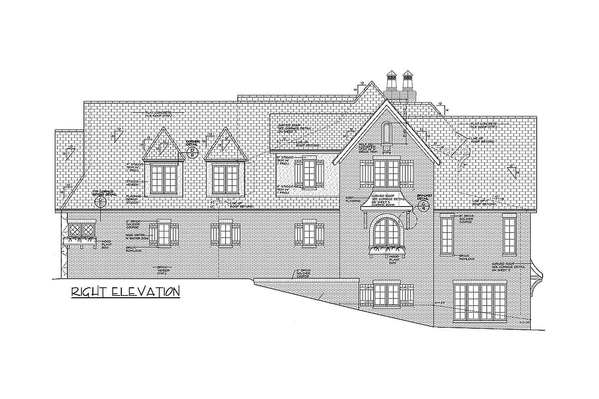 Plan 17801LV: Stunning Open Floor Plan - Image #6 - European, Traditional