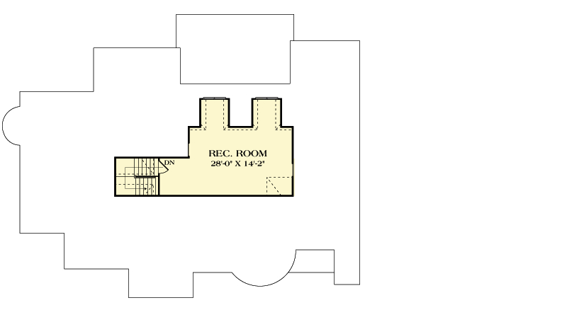 Plan 17802LV: Luxurious European Mansion - Floor Plan - 3rd Floor - European, Traditional