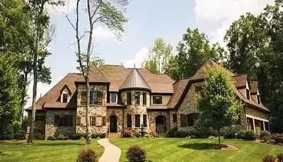 Cost-to-Build Report for Plan 17802LV: Luxurious European Mansion ...