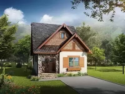 Rustic Craftsman Cottage