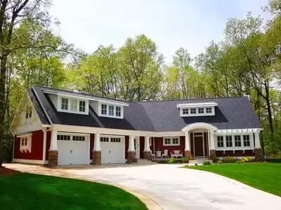 Open Concept Modern Farmhouse Plan with Angled Garage - 2150 Sq Ft