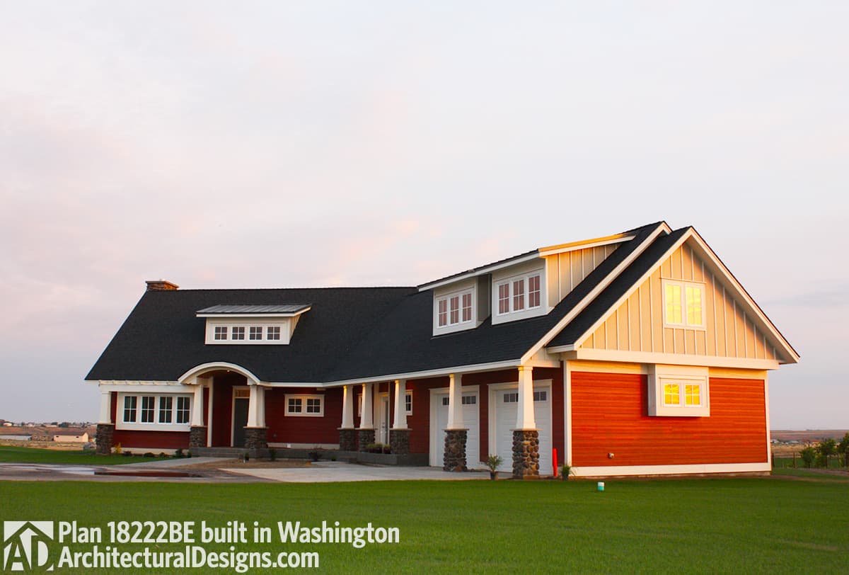 build gallery item - House Plan 18222BE comes to life in Washington