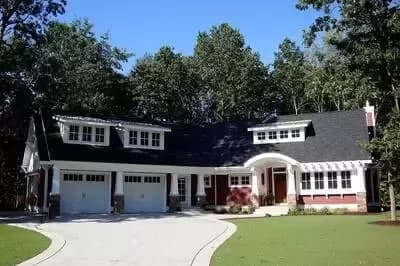 Popular Modern Farmhouse House Plan with Second Floor Guest Apartment - 3241
