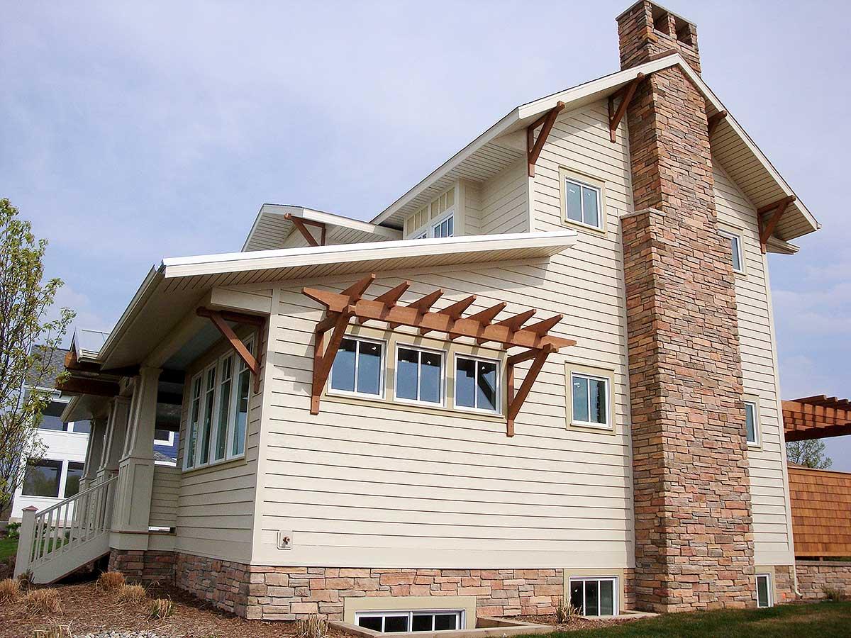 Plan 18235BE: Craftsman with Pergola - Image #9 - Craftsman, Northwest
