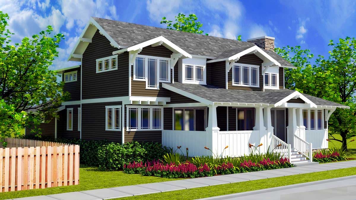 Plan 18235BE: Craftsman with Pergola - Image #31 - Craftsman, Northwest