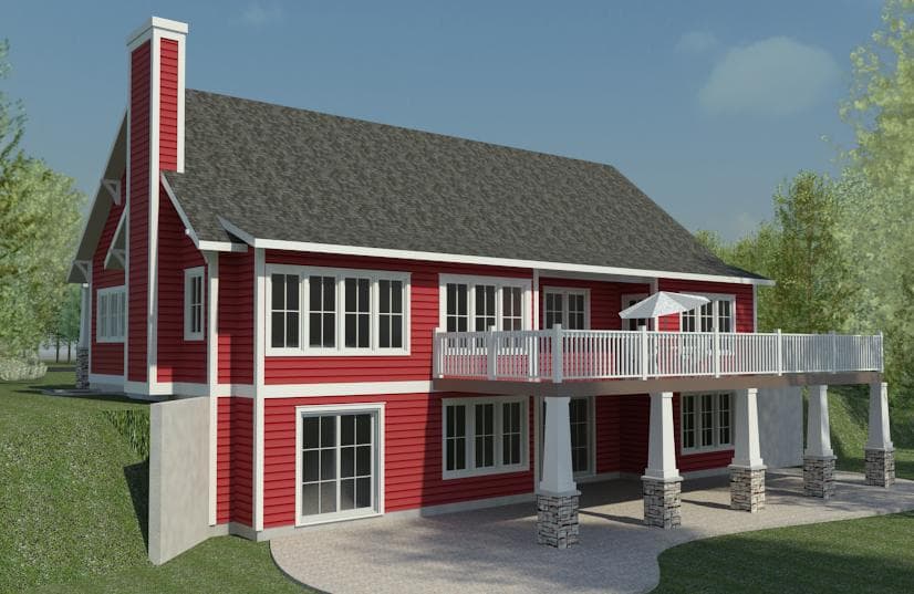 Plan 18238BE: Open Modern Cottage House Plan - 3994 Sq Ft - Image #17 - Cottage, Craftsman, Mountain, Northwest, Vacation