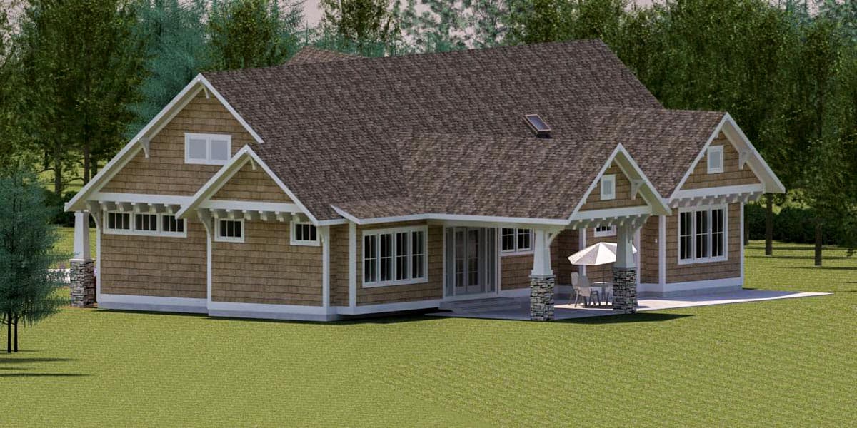 Plan 18241BE: Cottage House Plan with 3 Bedrooms - 2072 Sq Ft - Image #6 - Cottage, Craftsman, Northwest