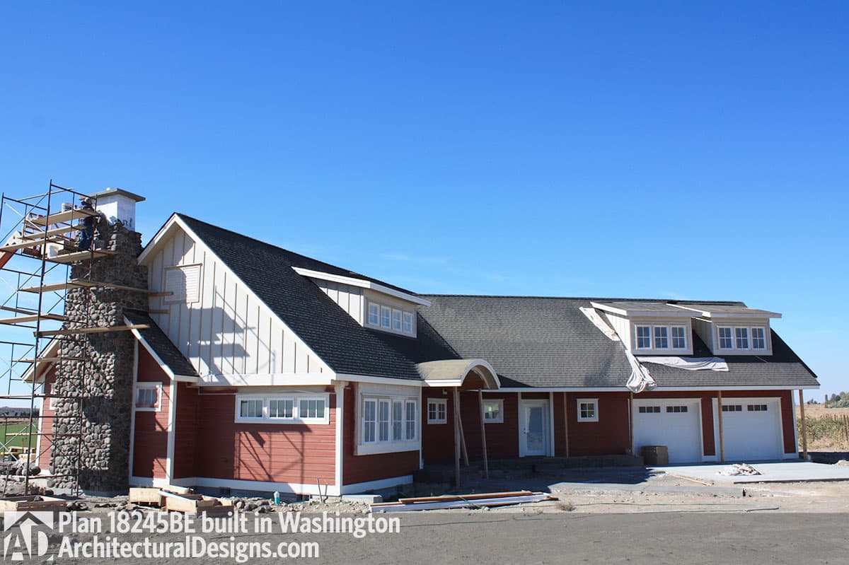 build gallery item - House Plan 18245BE comes to life in Washington