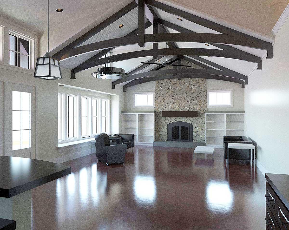 Plan 18247BE: Mountain Escape with Shed Dormer - Image #4 - Country, Mountain, Rustic, Vacation