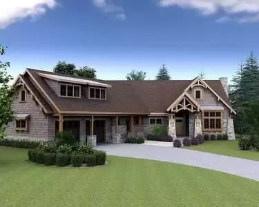 Mountain Escape with Shed Dormer
