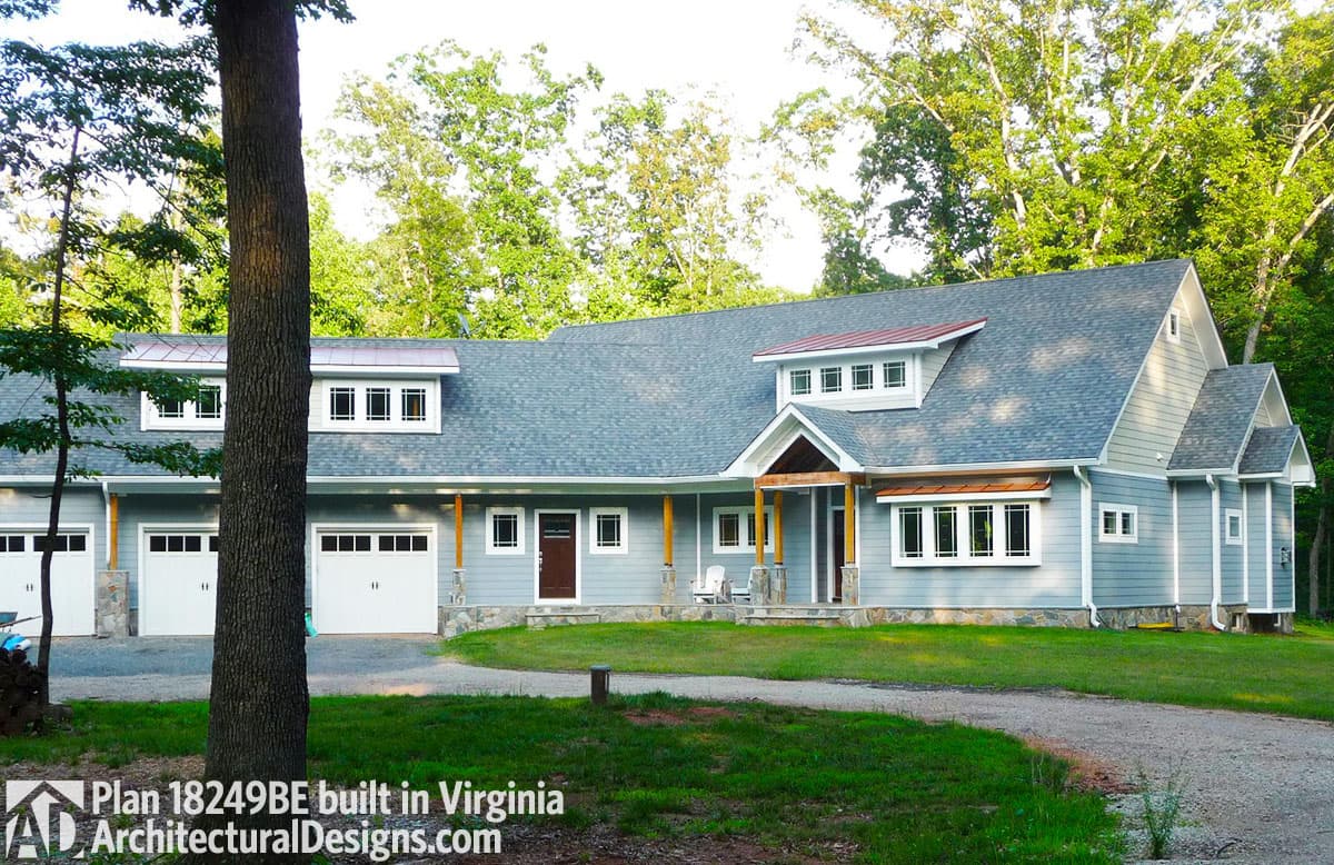 build gallery item - House Plan 18249BE comes to life in Virginia