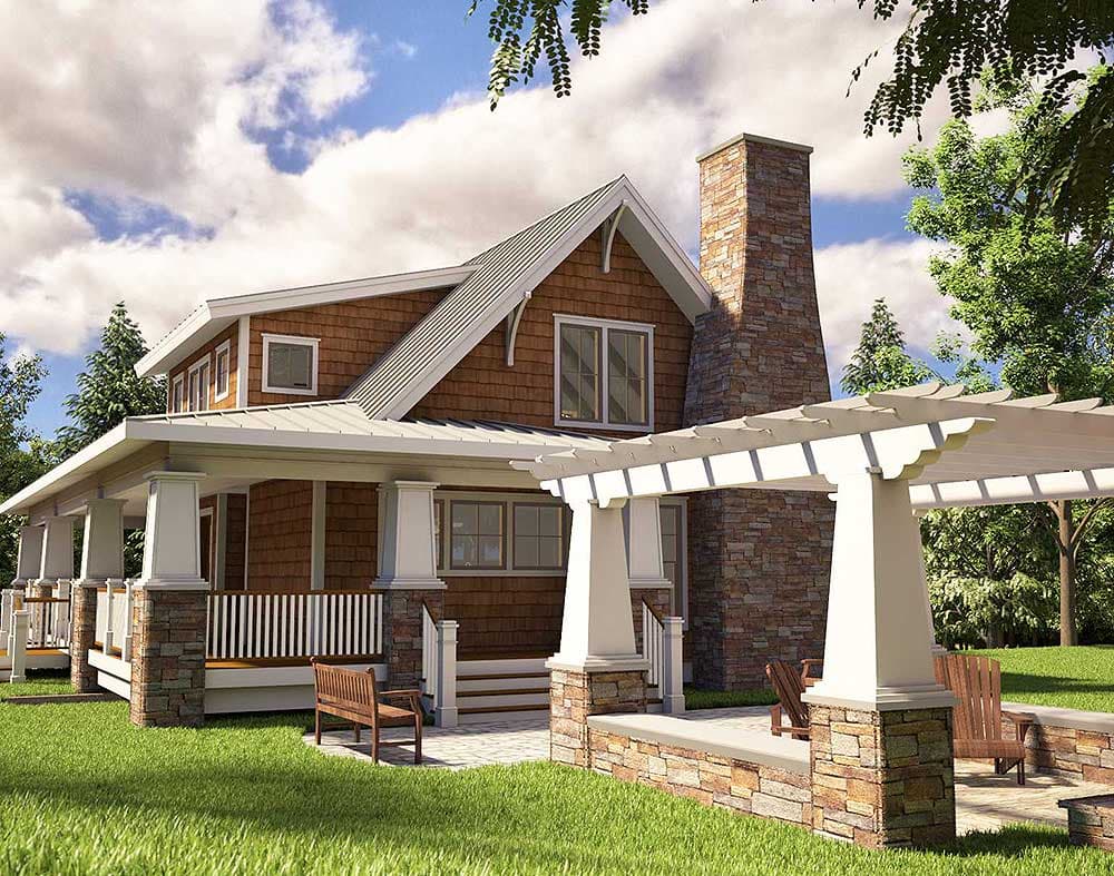 Plan 18250BE: Adorable Cottage With Wraparound Views - Image #6 - Coastal, Craftsman, Mountain, Northwest, Rustic, Vacation