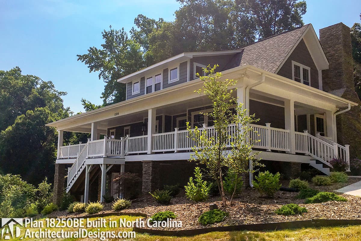 build gallery item - House Plan 18250BE comes to life in North Carolina