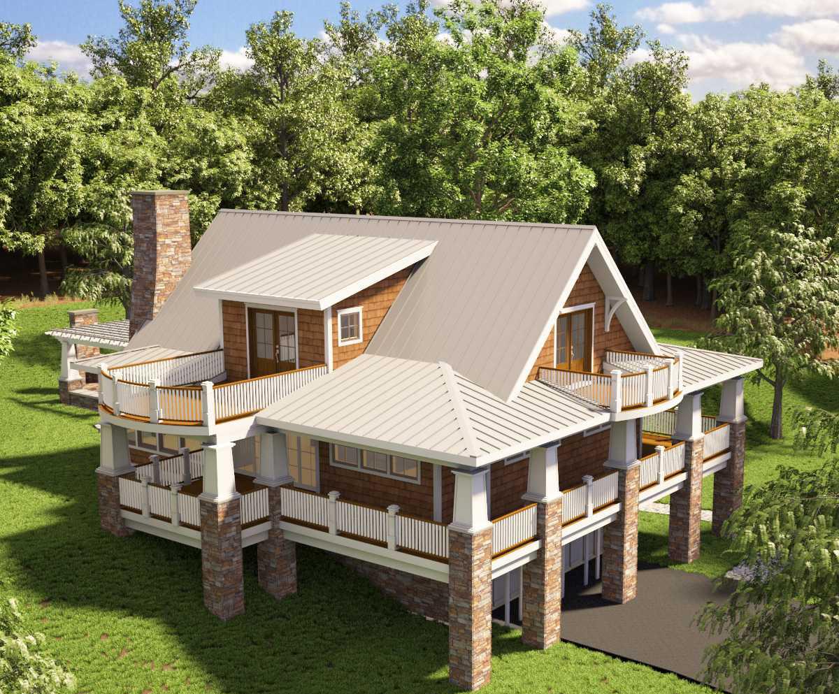 Plan 18251BE: Adorable Cottage With Wraparound Porch - Image #1 - Coastal, Cottage, Craftsman, Mountain, Northwest, Vacation