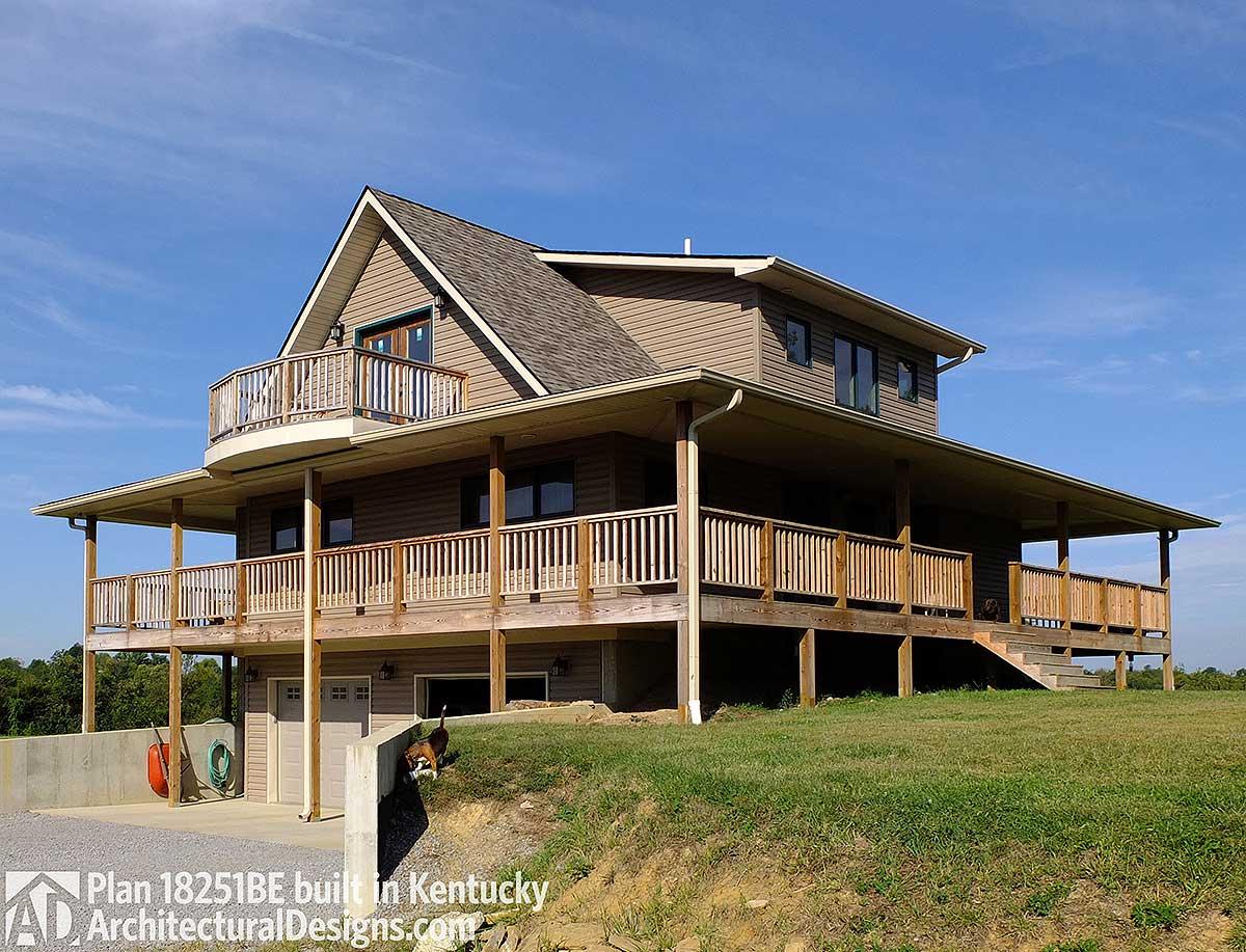 build gallery item - House Plan 18251BE comes to life in Kentucky