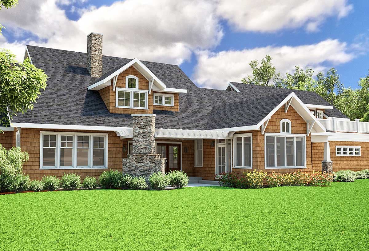 Plan 18252BE: Bungalow House Plan With Bonus Room With Balcony - Image #8 - Bungalow, Country, Craftsman, Northwest