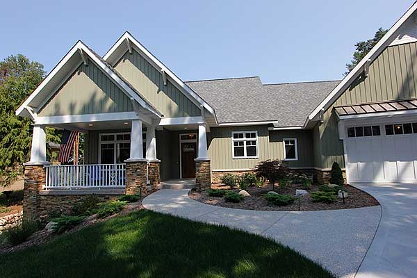 Plan 18254BE: Craftsman Home Plan with Finished Lower Level - 2697 Sq Ft - Image #6 - Cottage, Country, Craftsman, Traditional