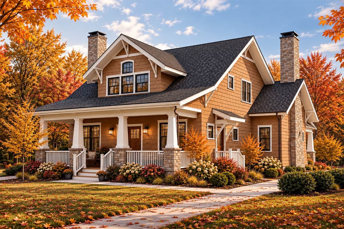Plan 18255BE: Craftsman Bungalow House Plan with 3 Bedrooms and Expansive Covered Porches - Image #2 - Bungalow, Cottage, Country, Craftsman