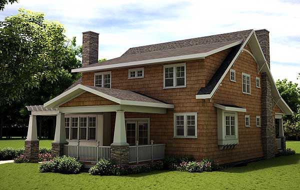 Plan 18255BE: 3-Bedroom Storybook Bungalow with Fireplace - Image #7 - Bungalow, Cottage, Country, Craftsman