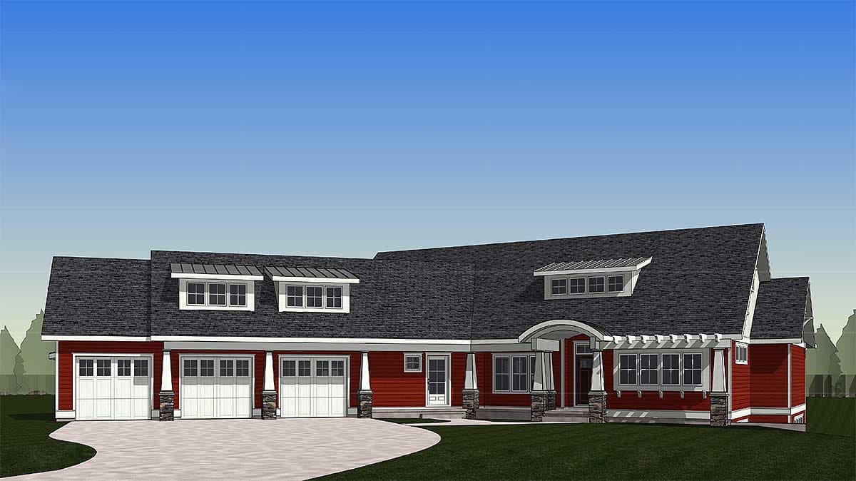 Plan 18260BE: Exclusive 3 Bedroom Custom House Plan - Image #7 - Country, Craftsman, Northwest