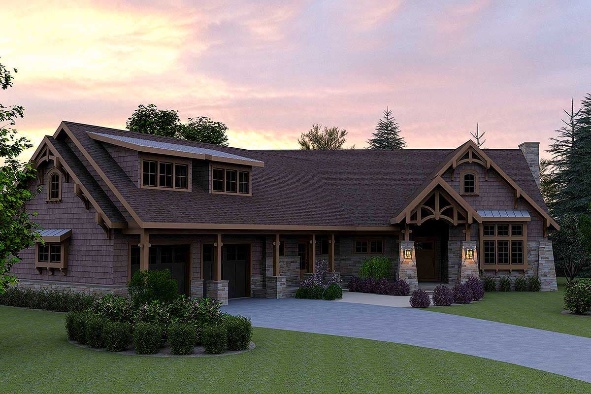Plan 18261BE: 4 Bedroom Mountain Style Retreat - Image #13 - Mountain, Rustic, Vacation