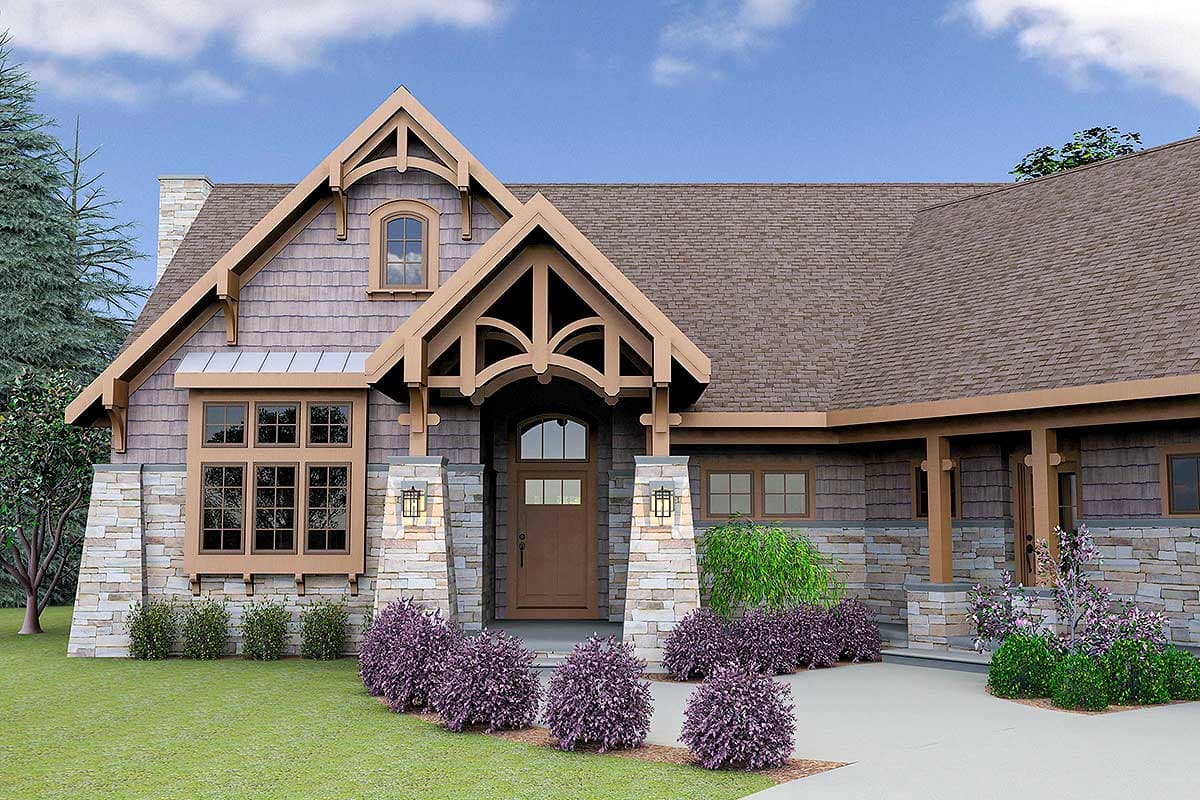 Plan 18261BE: 4 Bedroom Mountain Style Retreat - Image #14 - Mountain, Rustic, Vacation