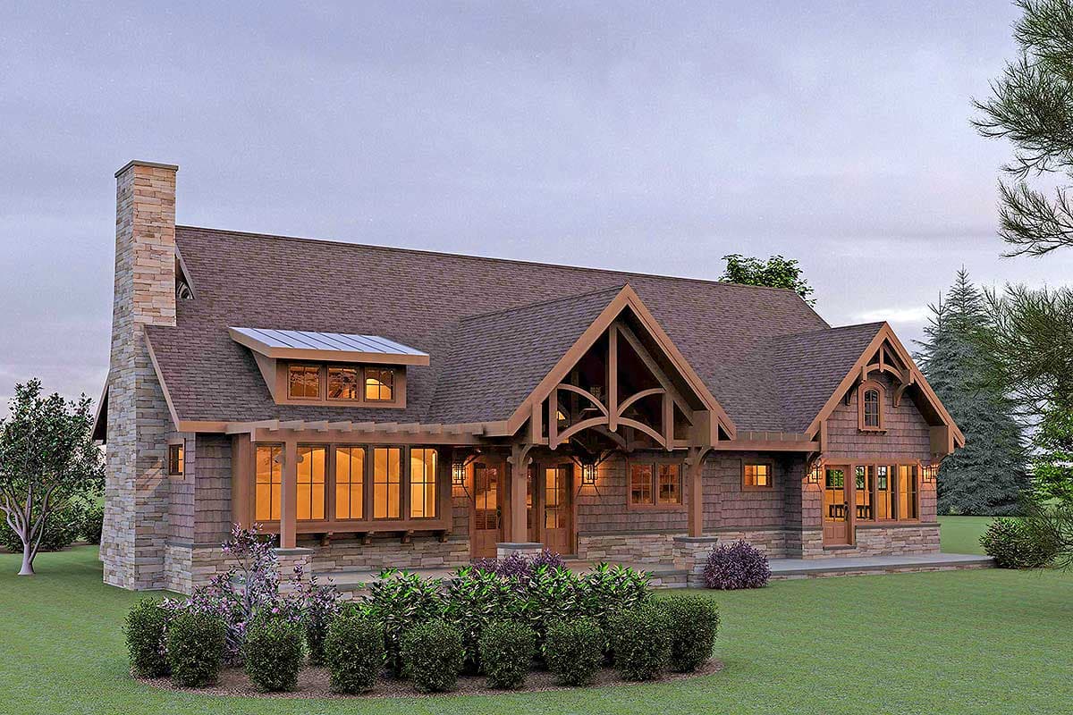 Plan 18261BE: 4 Bedroom Mountain Style Retreat - Image #15 - Mountain, Rustic, Vacation