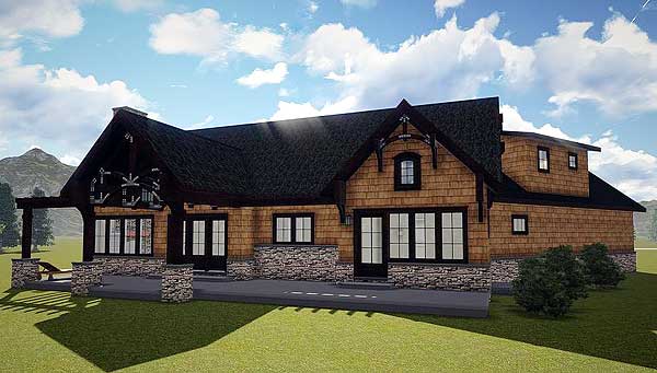 Plan 18263BE: Mountain Cottage With In-Law Suite - Image #6 - Cottage, Craftsman, Mountain, Northwest, Rustic