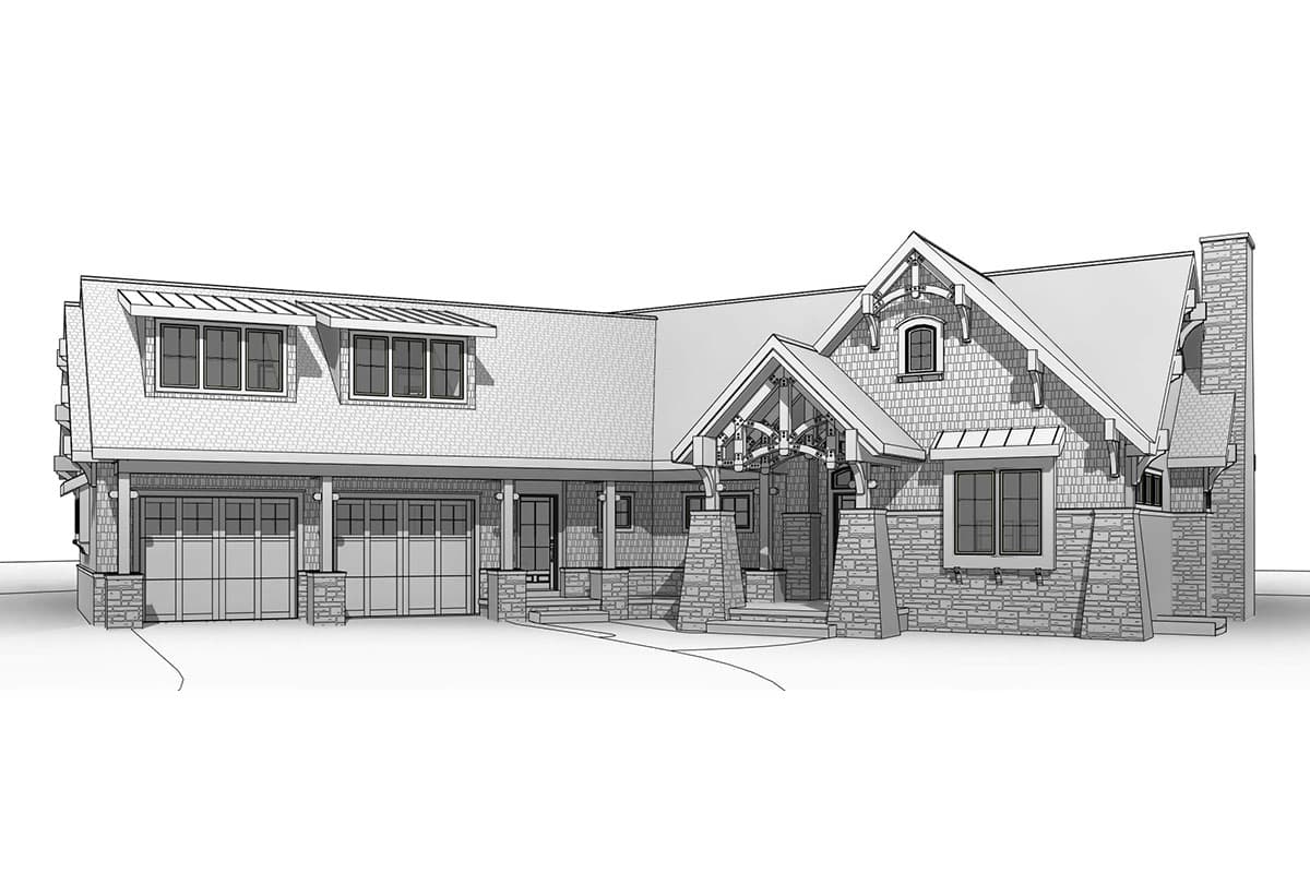 Plan 18264BE: Small and Flexible Mountain Cottage Plan - Image #9 - Cottage, Craftsman, Mountain, Northwest, Rustic