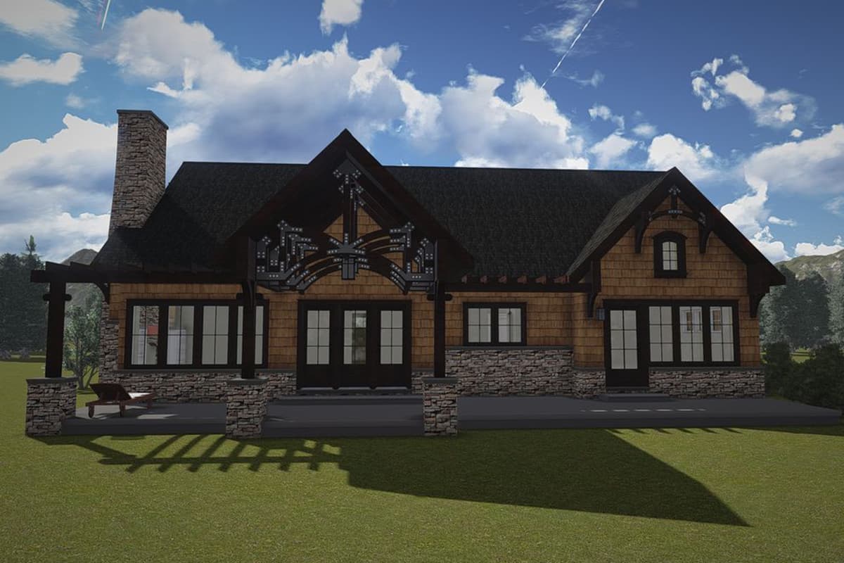 Plan 18264BE: Small and Flexible Mountain Cottage Plan - Image #6 - Cottage, Craftsman, Mountain, Northwest, Rustic