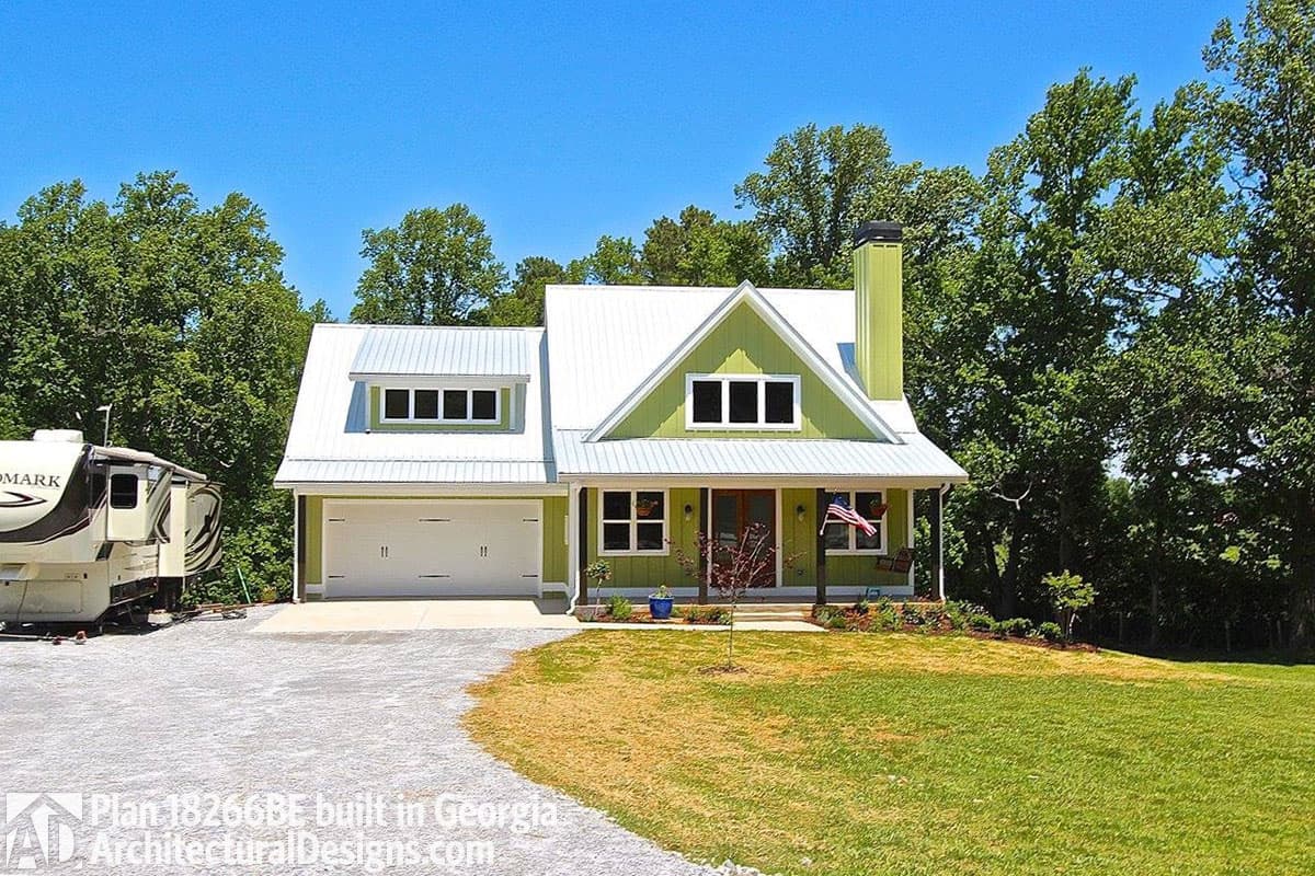 build gallery item - House Plan 18266BE comes to life in Georgia
