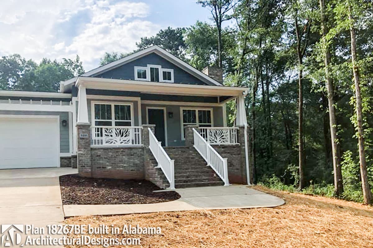 build gallery item - Bungalow House Plan 18267BE Comes To Life in Massachusetts