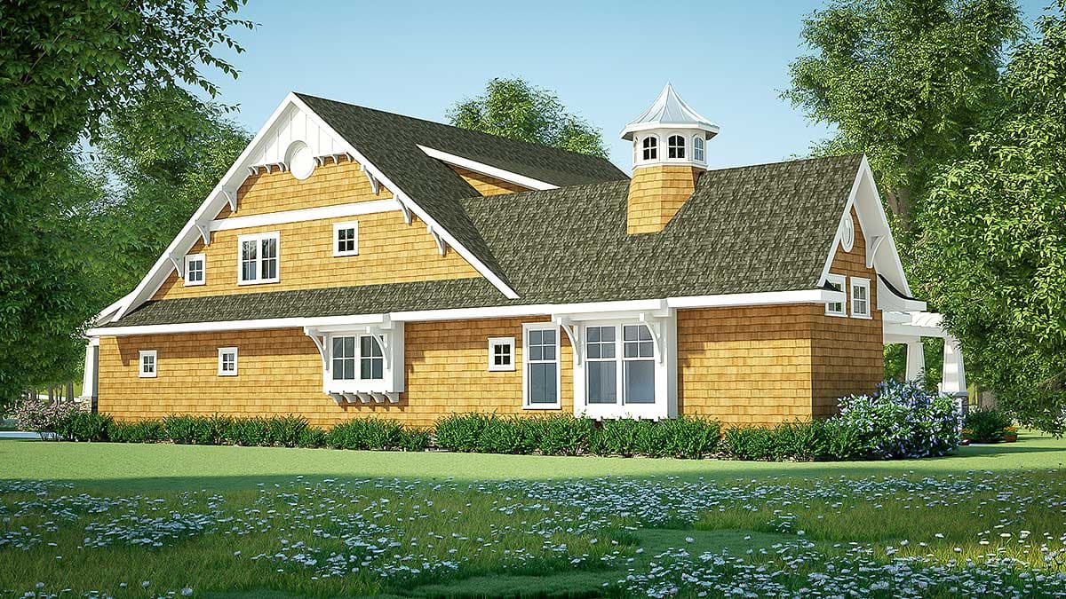 Plan 18270BE: Gorgeous Shingle-Style Home Plan - Image #9 - Country, Craftsman, Shingle