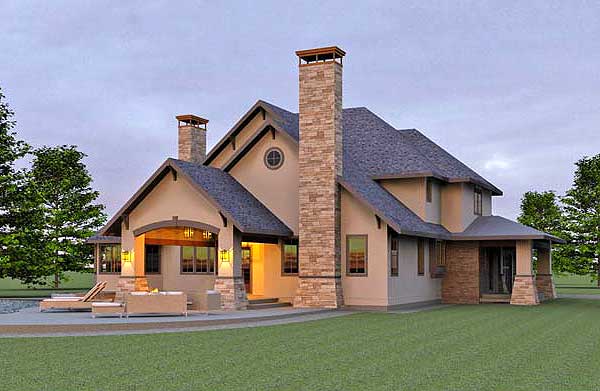 Plan 18272BE: 4-Bed House Plan with 2-Story Great Room - Image #5 - Craftsman, European, Mountain, Transitional