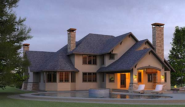 Plan 18272BE: 4-Bed House Plan with 2-Story Great Room - Image #6 - Craftsman, European, Mountain, Transitional