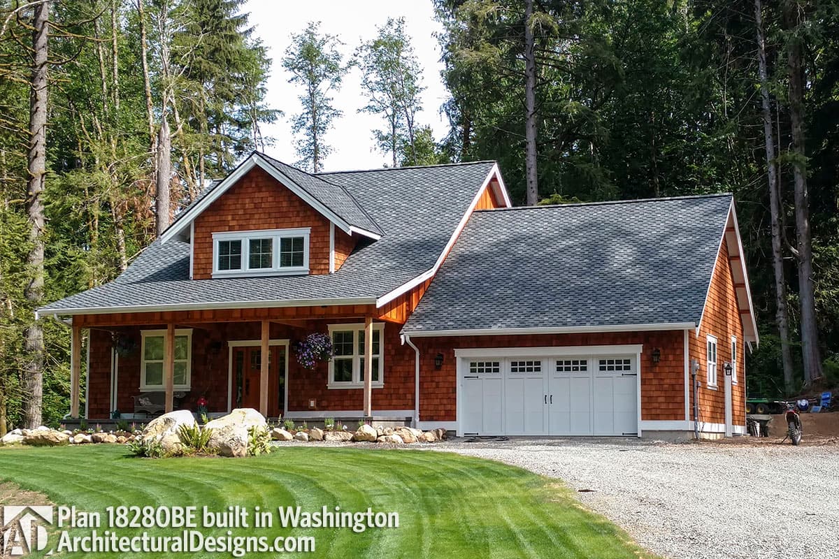 build gallery item - House Plan 18280BE comes to life in Washington