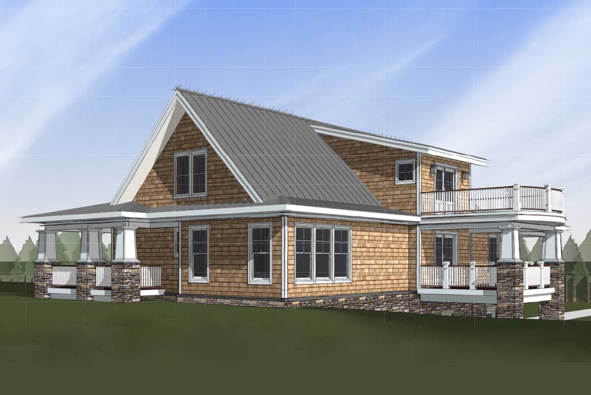 Plan 18287BE: Exclusive Craftsman Cottage with Wraparound Porch - Image #3 - Coastal, Cottage, Country, Mountain, Vacation