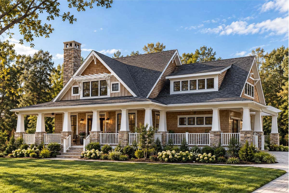 Plan image - 18289BE:Storybook Country House Plan with Huge Front Porch - 2188 Sq Ft