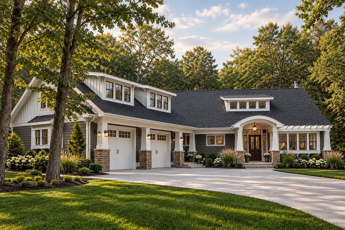 Plan 18290BE: Flexible Cottage House Plan with Up to 4 Beds - 1758 Sq Ft - Image #1 - Cottage, Craftsman, Northwest