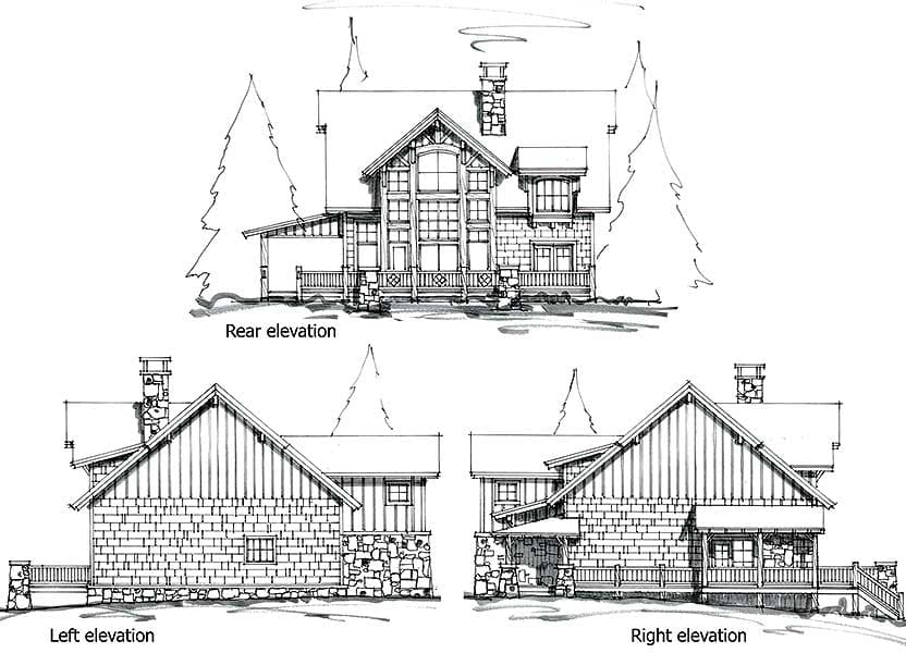 Plan 18700CK: Mountain Cottage - Image #26 - Cottage, Craftsman, Mountain, Rustic, Vacation